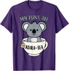 Cute Shirts and Merch My Puns Are Koala Tea Funny Cute Koala Bear Animal Pun T-Shirt - Purple