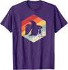 Cool Pet Beta Fish Gift Apparel Retro Vintage Freshwater Aquarium Betta Fish T-Shirt - Purple