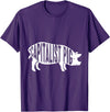 Capitalism Co Capitalist Pig - Fun Novelty Tshirt for Entrepreneurs T-Shirt - Purple