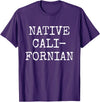 Native Californian T-Shirt - Cali California Bear Apparel T-Shirt - Purple