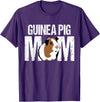 Guinea Pig Shirts & Accessories Guinea Pig Mom Shirt | Funny Guinea Pig Tshirt T-Shirt - Purple