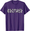 Cow Pattern Print Family Matching Birthday Shirts Cow Brother Birthday Family Matching Fathers Day Boy Girl T-Shirt - Purple