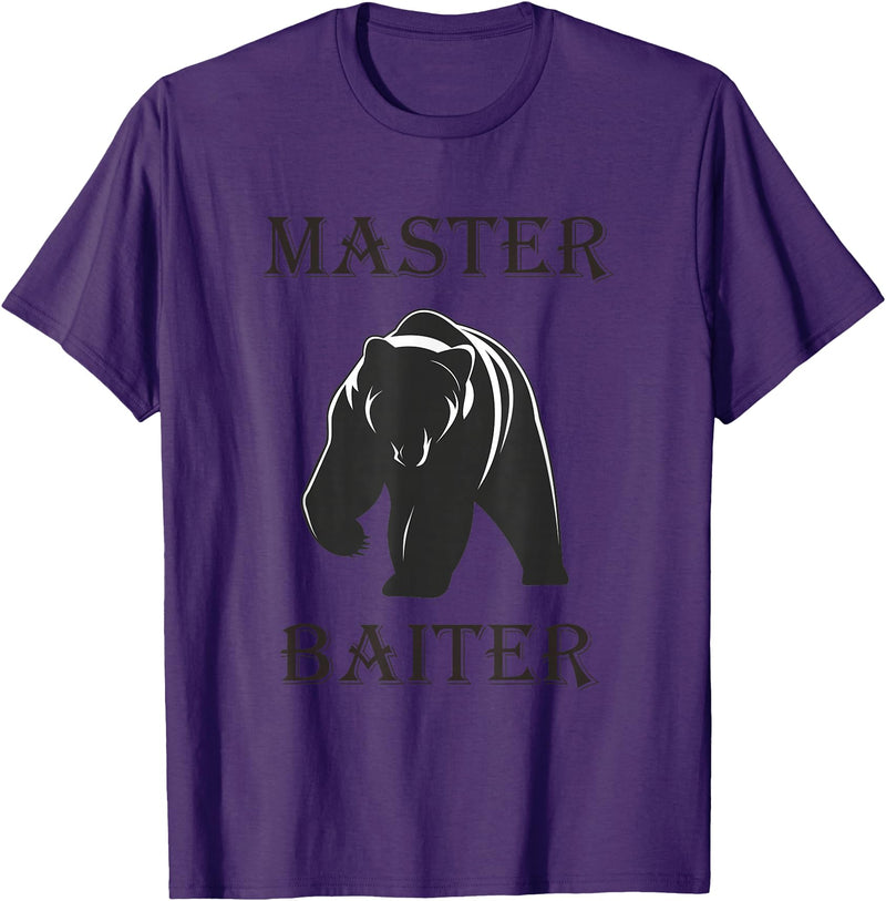 OutdoorMerch Master Bear Baiter Shirt T-Shirt - Purple