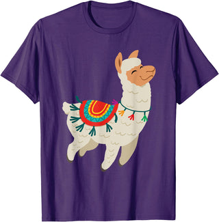 My Awesome llama T-Shirts No Drama Llama Funny Lama T-Shirt - Purple