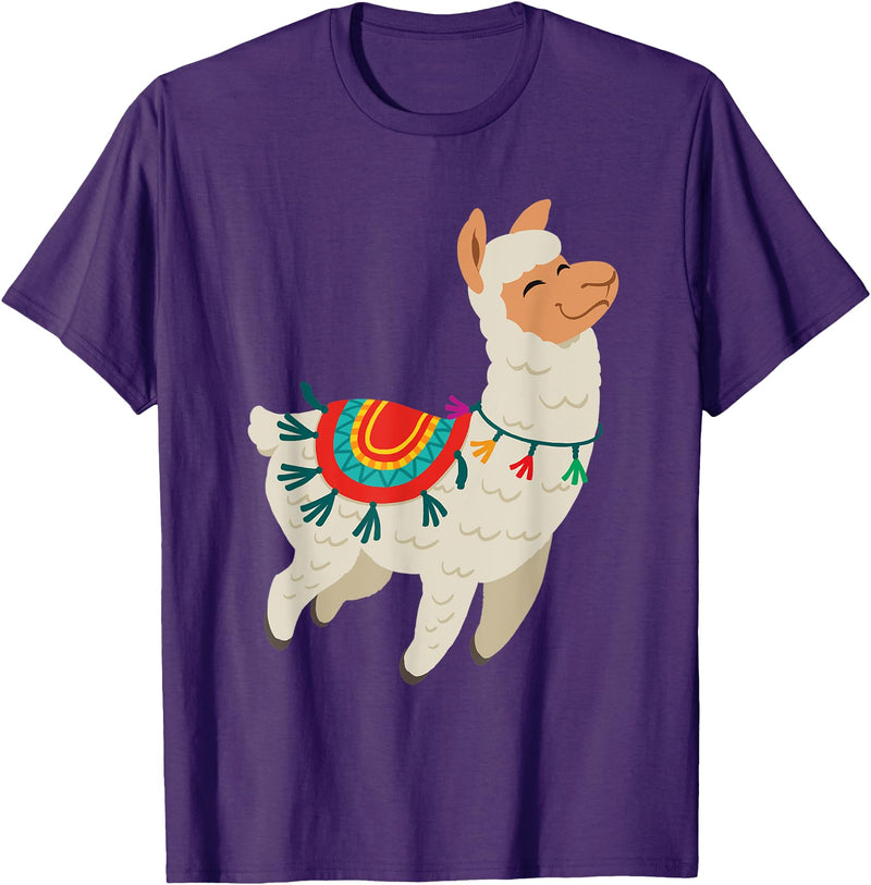 My Awesome llama T-Shirts No Drama Llama Funny Lama T-Shirt - Purple