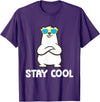 Cute Polar Bear Gifts And Tees Polar Bear Arctic - Stay Cool T-Shirt - Purple