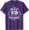 Bison Lover Shirts Beast Of Bourbon - American Bison Buffalo Lover Wildlife T-Shirt - Purple