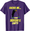 Excuse me your bird feeder is empty apparel Excuse Me Your Bird Feeder Is Empty Graphic Bear T-Shirt T-Shirt - Purple