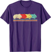 Funny Guinea Pig Shirts Retro Vintage Guinea Pig - Pet Owner Animal Lover T-Shirt - Purple