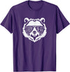 grandma Bear Family Apparel Grandma Bear Face with Sunglasses T-Shirt - Purple