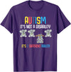 Autism Awareness Gifts Cute Koala Bears Its A Different Ability Autism Awareness T-Shirt - Purple