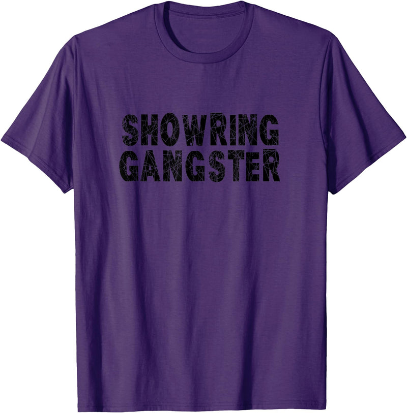 Passion8 Gear Show Pig Show Steer Gangster T-Shirt - Purple