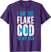 Fish Keeping Fish Tank Lovers Aquarist HS0 Saltwater Aquarium I Am The Flake God To My Fish T-Shirt - Purple