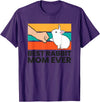 Best Rabbit Mum of All Time Funny Rabbit T-Shirt in Purple