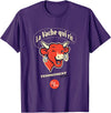 The Laughing Cow French Slogan T-Shirt - Purple