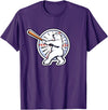 Birdmouse Polar Bear Baseball T-Shirt - Purple