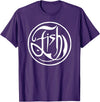 ceroveinticuatro Fish T-Shirt - Purple