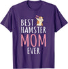Best Hamster Mom Cute Hamster Owner T-Shirt - Purple