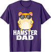 Hamster Dad - Father's Day Animal Whisperer Rodent Lover T-Shirt - Purple