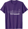Bear Cave Designs - USA Republic P-47D Thunderbolt T-Shirt - Purple