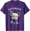 Funny Piggy Smalls Bacon Lover Floribama Shore Tee Notorious PIG Funny Pet Pig Lover Cute Farmer Gift T-Shirt - Purple