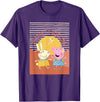 Peppa Pig Better Together Rebecca Rabbit Retro Portrait T-Shirt - Purple