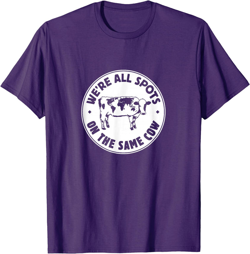 World Cow T-Shirt - Purple
