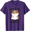 Just a Girl Who Loves Hamsters T-Shirt - Purple