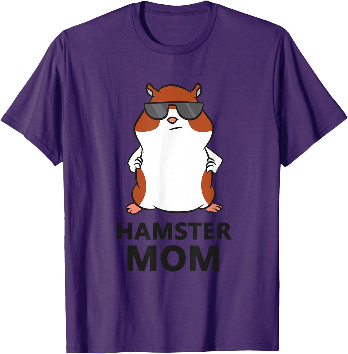 Hamster Mum Pet Hamster Mom T-Shirt - Purple