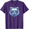 papa Grizzly in sunglasses Papa Bear Vintage Graphic T-Shirt - Purple
