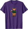 St Patricks Day Bear t -shir t St Patricks Day Bear T-Shirt - Purple