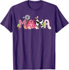 Farm Cow Gender Reveal First Birthday Family Mama Farm Animal Birthday 1st Family Matching Party Mom T-Shirt - Purple