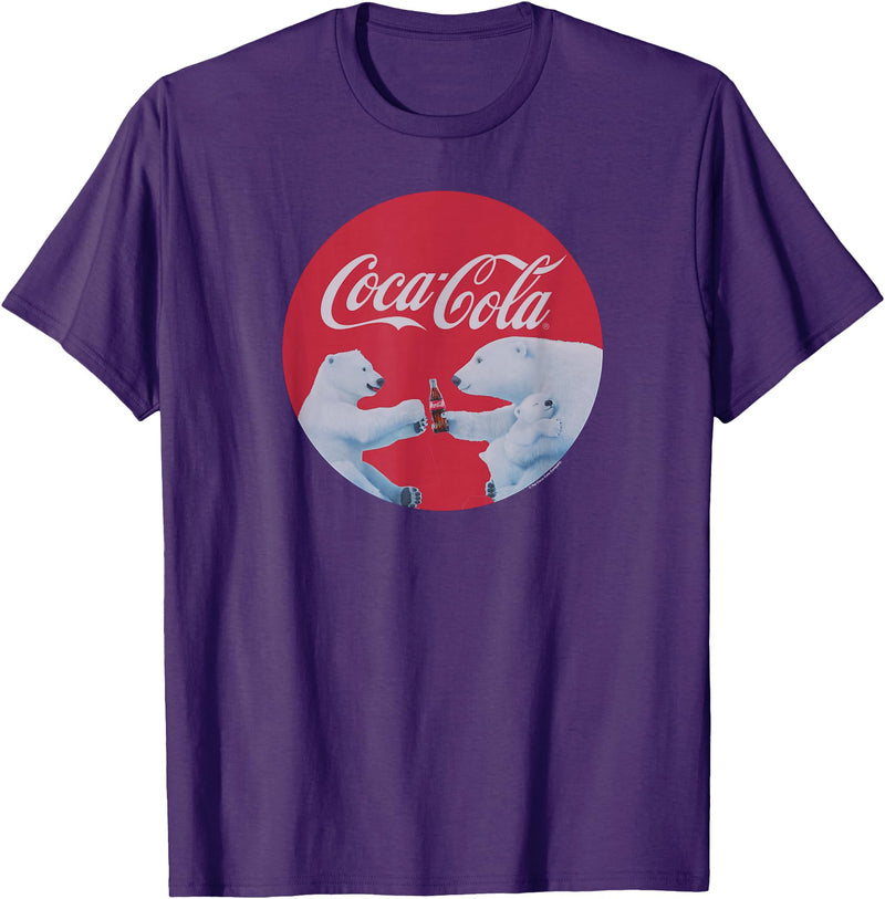 Coca-Cola Company Coca-Cola - Polar Bears T-Shirt - Purple