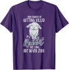 Killed by Rabbit Are Low but Never Zero Bunny Lover T-Shirt in Purple