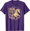 Horse Year 2026 Chinese New Year Of The Horse Chinese New Year 2026 Year of the Horse Happy New Year 2026 T-Shirt - Purple