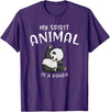 Animal Shirt Gifts for Birthday My Spirit Animal is A Panda Panda Bear SHIRTAnimal Lover Tee T-Shirt - Purple