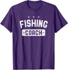 Fishing Coach Clothing Fishing Coach Vintage Fishing T-Shirt - Purple