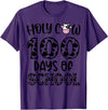 Holy Cow 100 Days Of School teachers Students Kids T-Shirt - Purple