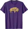 I Love Wild Buffaloes Gift Company I Love Buffaloes Golden Buffalo Bison Lover Gift Ideas T-Shirt - Purple