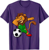 Lovers Maroc Berber culture Morocco Royal Lion for moroccan football lovers T-Shirt - Purple