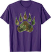 Camo Lover Camo Bear Claw Camouflage for Men Women T-Shirt - Purple