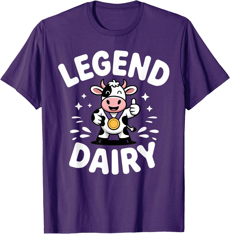 Cow Gift Cow Lover Accessories Cattle Farmer Stuff Funny Cow Print Design for Men Women Dairy Farmer Cow Lover T-Shirt -