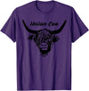 Scottish Highland Scotland gift gifts Scottish highland cattle cow Heilan Coo T-Shirt - Purple