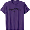 Fishing Cod Fish Cod Fish Graphic Fisherman T-Shirt - Purple