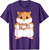 Hamster Lovers Girls Ladies T-Shirt - Purple