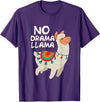 Give Me My No Drama Llama Co No Drama Llama Funny Lama T-Shirt - Purple