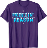 Polar Bear Plunge Ice Swimming Co Polar Bear Plunge 2022 Costume Ice Swimming Freezin Reason T-Shirt - Purple