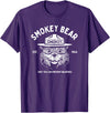 Giant Step Design Co. Vintage Smokey Bear Logo Only You Can Prevent Wildfires T-Shirt - Purple
