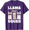 Funny Llama Gift Llama Lover Accessories & Stuff Funny Llama Design For Men Women Llama Alpaca Farm Animal T-Shirt - Purple