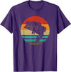 Fishing Accessories & Clothing Gifts Women Men Fish Retro Style Vintage T-Shirt - Purple